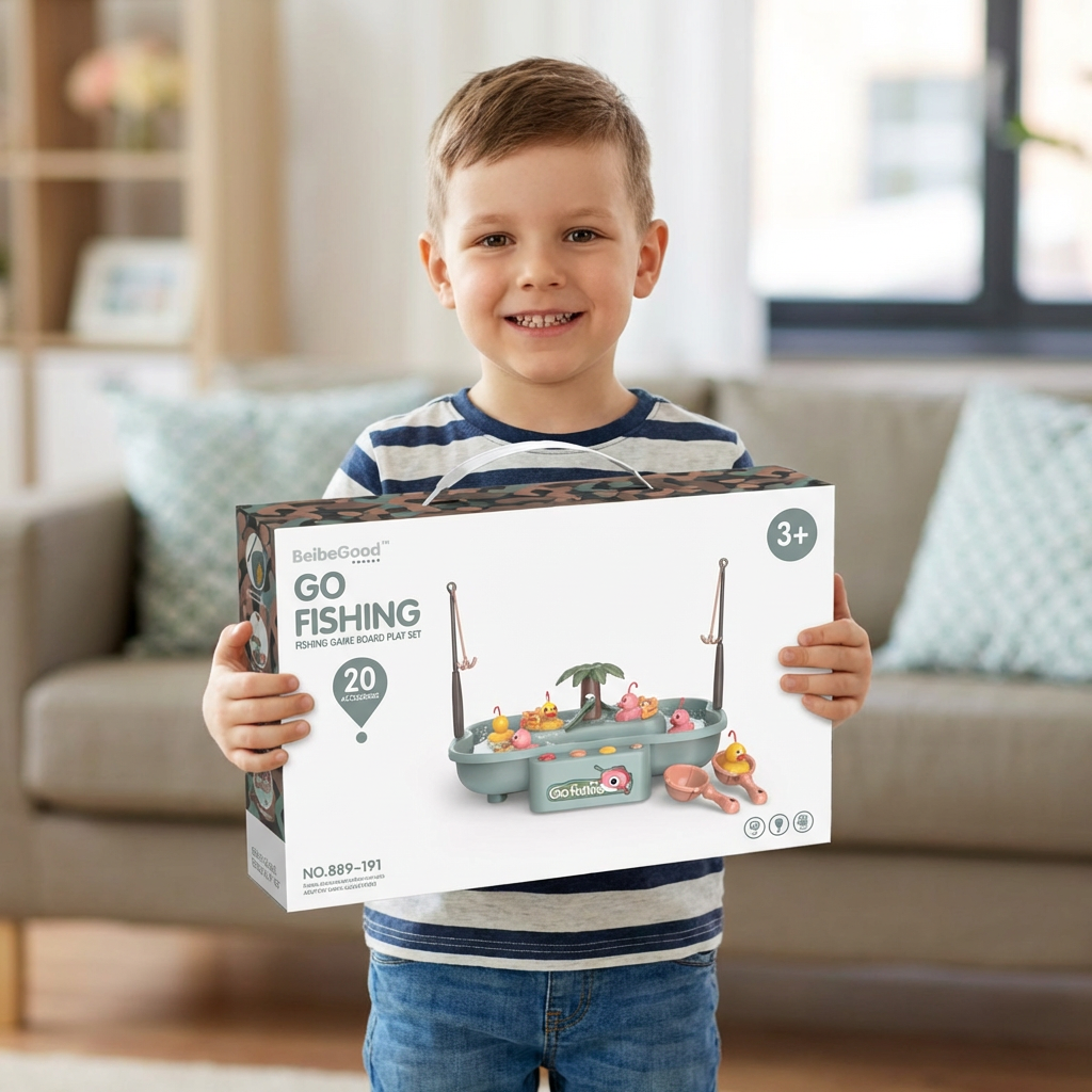 Interaktives Angelspiel für Kinder – Wasserspielzeug Set für gemeinsamen Spielspaß