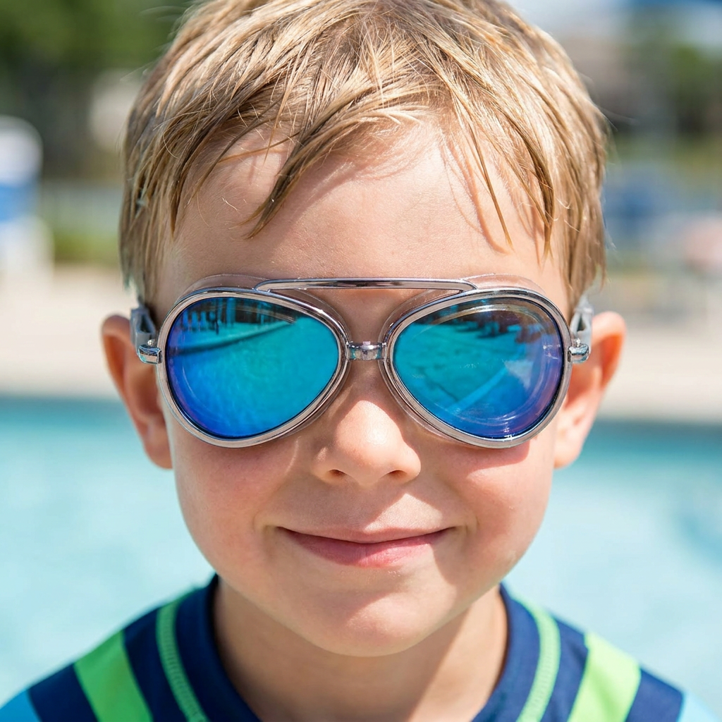 Pro Aviator Schwimmbrille – UV400 Schutz, Anti-Beschlag & Vollflächige Komfort-Passform