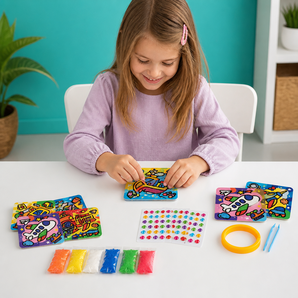 DIY-Knet-Sticker-Bastelset für Kinder