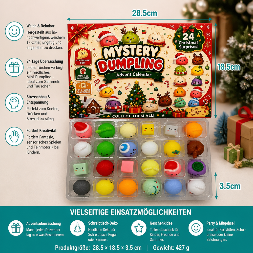 Mini-Dumpling-Squishy-Spielzeug-Adventskalender