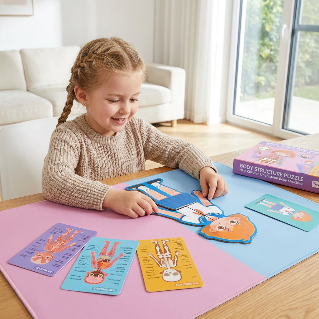 Holz Körper-Puzzle für Kinder – Anatomie spielerisch lernen