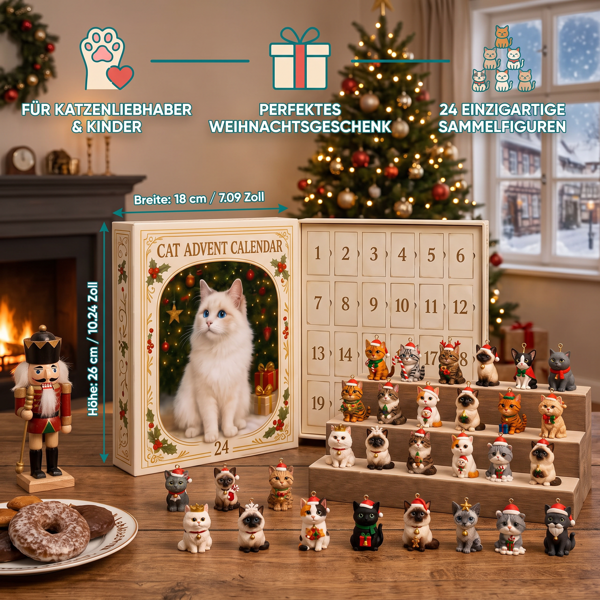 24-Tage Katzen Adventskalender