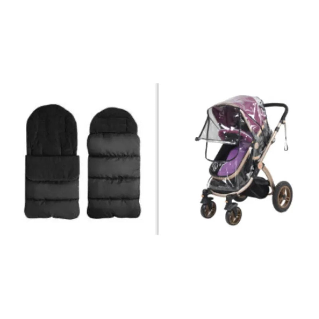 Regenverdeck für Kinderwagen – Wasserdichte Schutzhülle für Kinderwagen
