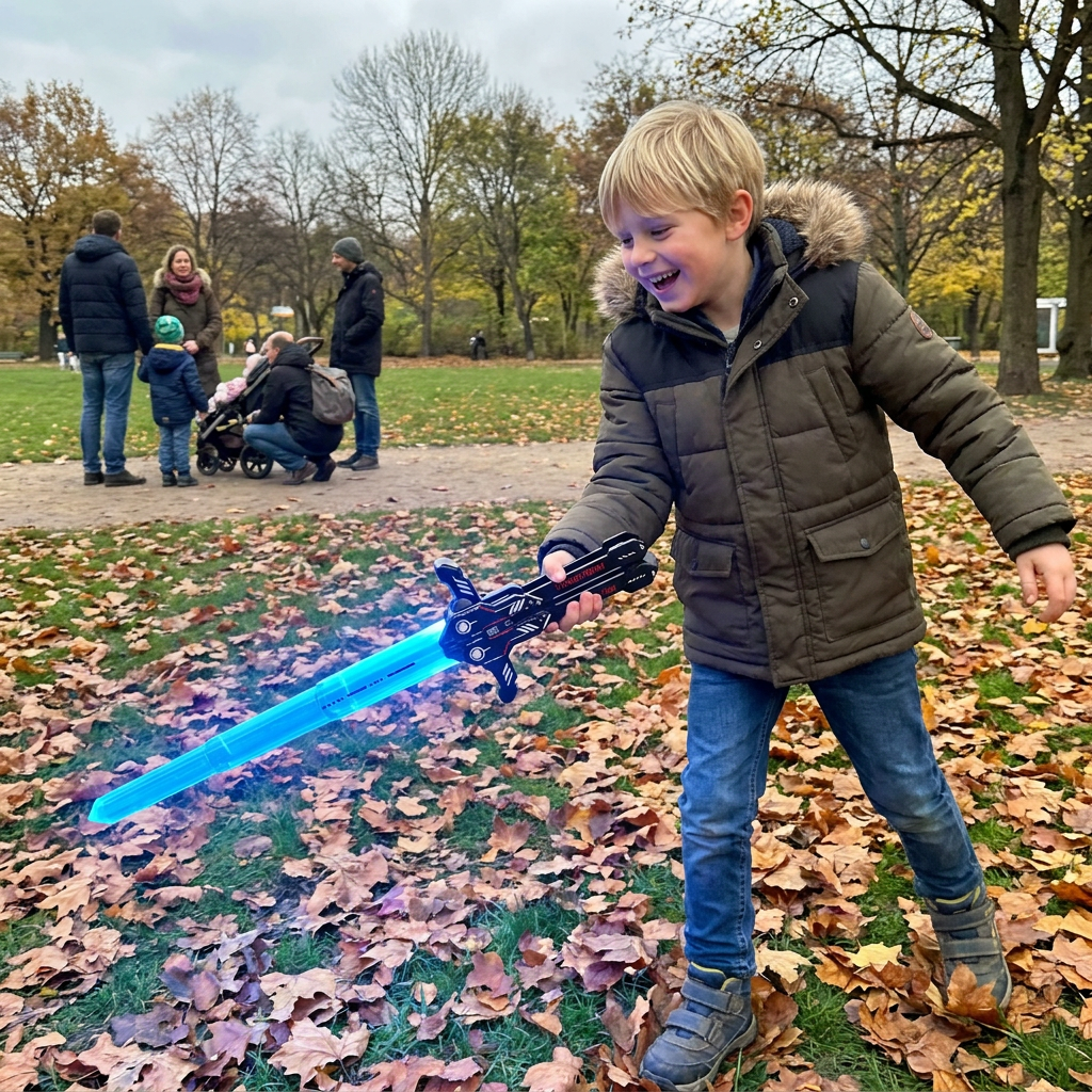 Leuchtendes Teleskop-Schmetterlingsschwert für Kinder