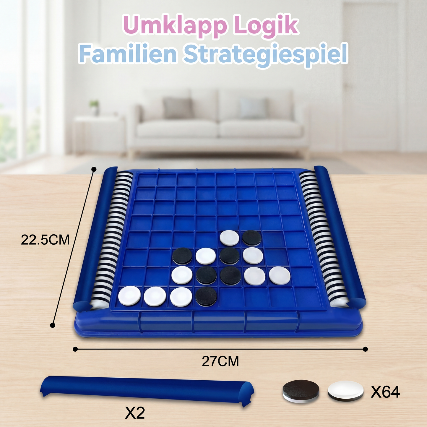 Umklapp Logik Familien Strategiespiel für Kinder