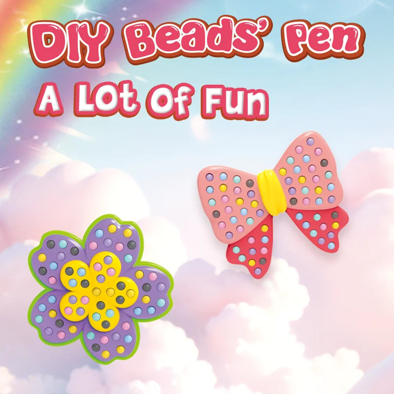 Bauen, Basteln & Genießen – Perlenkunst-Set für Kinder mit Princess-Design