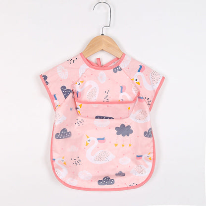 Baby-Schürze mit Taschen für Malen und Essen