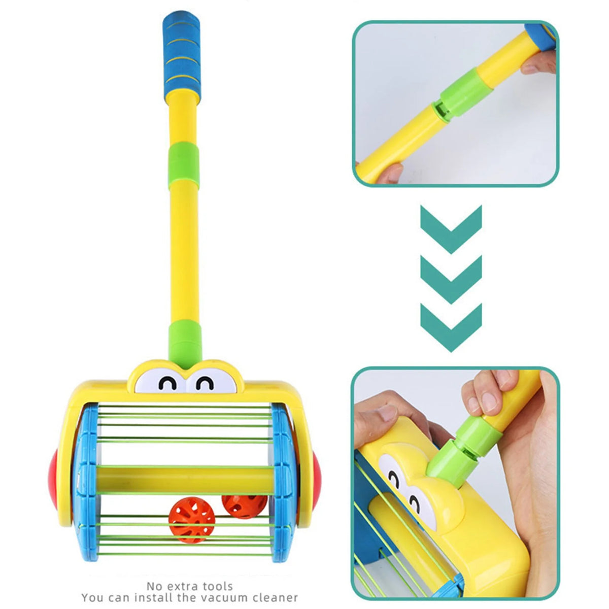 Aufräumen mit Spaß – Staubsauger-Set