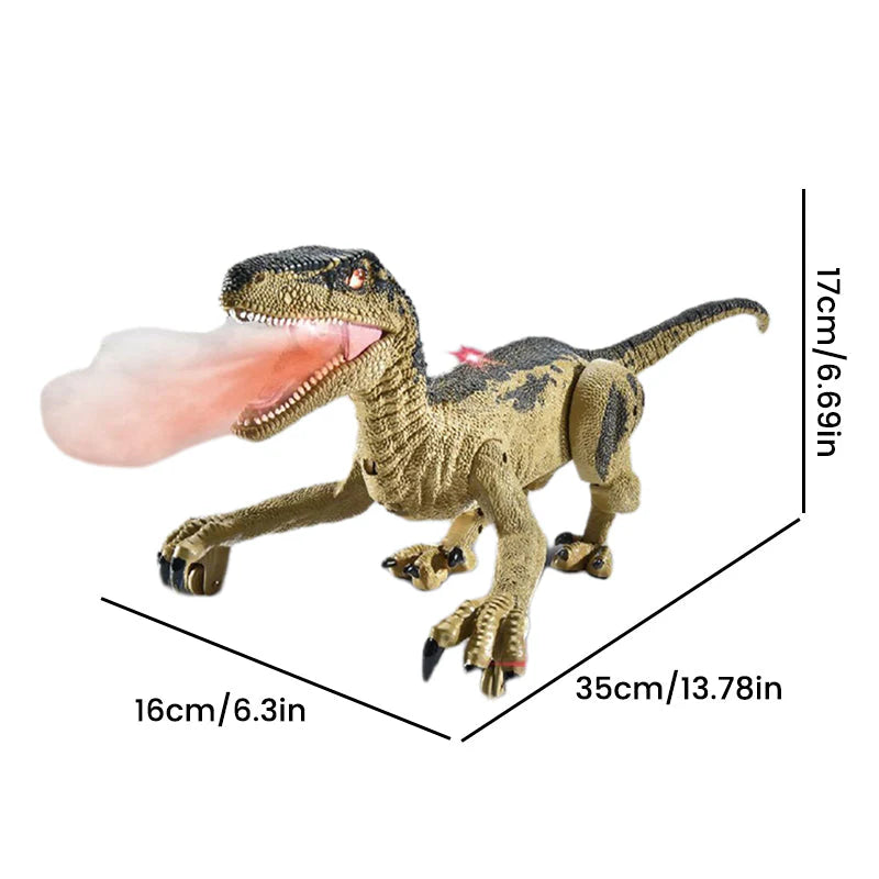 Fernsteuerbarer Dinosaurier mit Nebelspray-Funktion