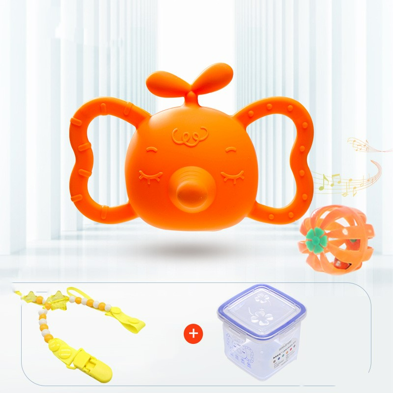 Silikon Beißspielzeug für Babys - Elefanten-Design