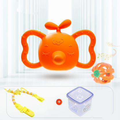 Silikon Beißspielzeug für Babys - Elefanten-Design