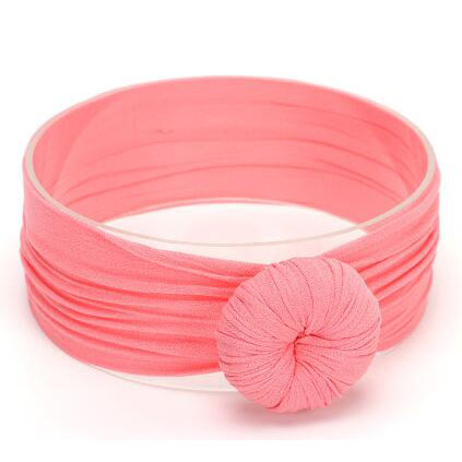 Baby Turban Stirnband Mädchen – Weiches Knotenmuster Haarband