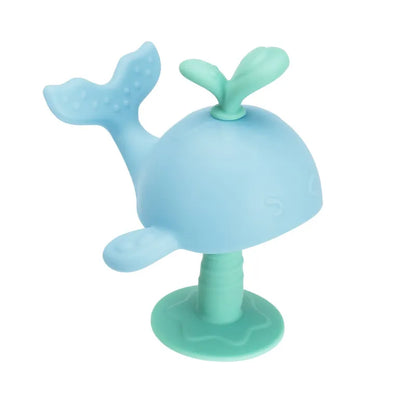Baby Beißring Wal aus Silikon – Sicheres Teething Spielzeug für Babys