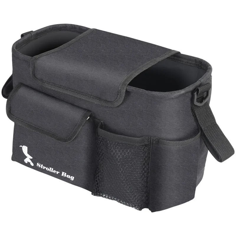 Praktische Stroller Tasche für Kinderwagen – Organizer mit Schultergurt und Fächern