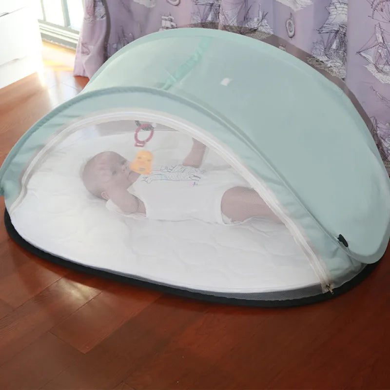 Baby Moskito-Netz – Zusammenklappbares Baby Reisebett und Schutznetz