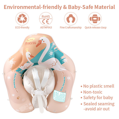 Baby Schwimmring mit Sonnendach – Aufblasbare Schwimmhilfe