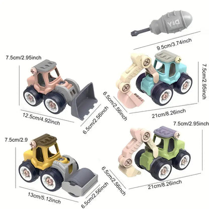 Meisterhaftes Baustellenfahrzeug-Set