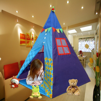 Buntes Kinderzelt - Indoor-Spielzelt für kreatives Spielen