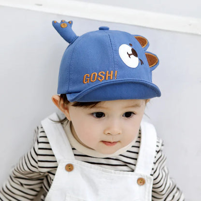 Baby Mütze mit Ohren – Niedliche Tier Baseballcap für Kleinkinder
