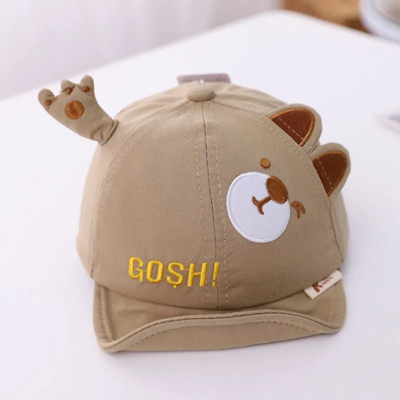 Baby Mütze mit Ohren – Niedliche Tier Baseballcap für Kleinkinder