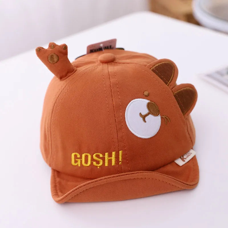Baby Mütze mit Ohren – Niedliche Tier Baseballcap für Kleinkinder