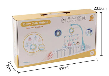 Baby-Mobile mit Musik und Lichtprojektion - Einschlafhilfe für Neugeborene