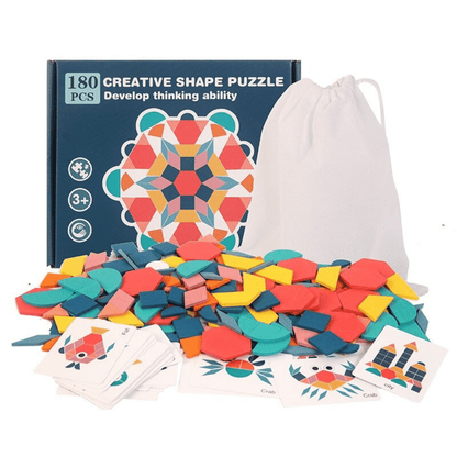 Entfalten Sie Ihre Kreativität - Geometrisches Formenpuzzle