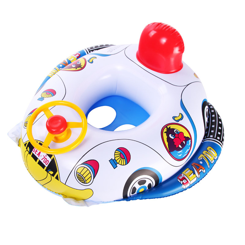 Aufblasbarer Baby Schwimmring mit Lenkrad