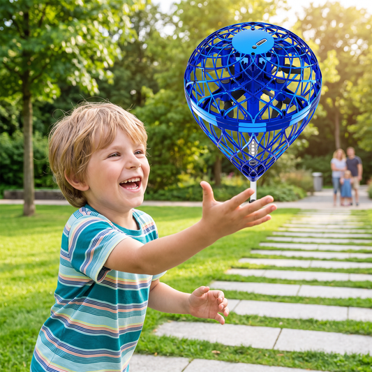 Fliegender Hüpf-Orb-Ball – Magisches Schwebe- & Wurfspielzeug für Kinder