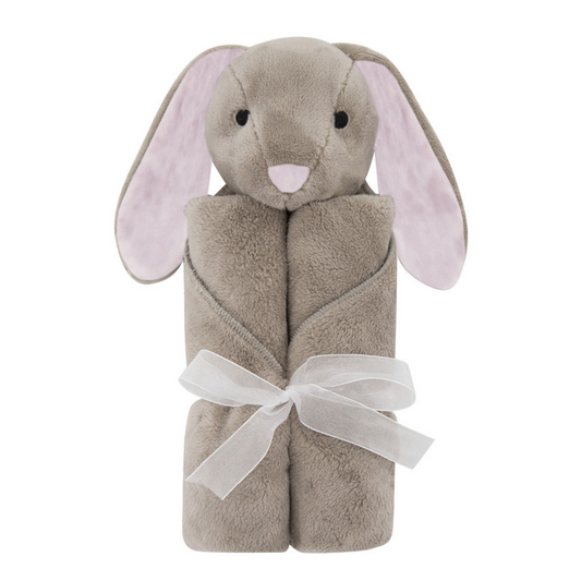 Kuschelige Babydecke mit Hasen-Design – Flauschige Baby Kuscheldecke
