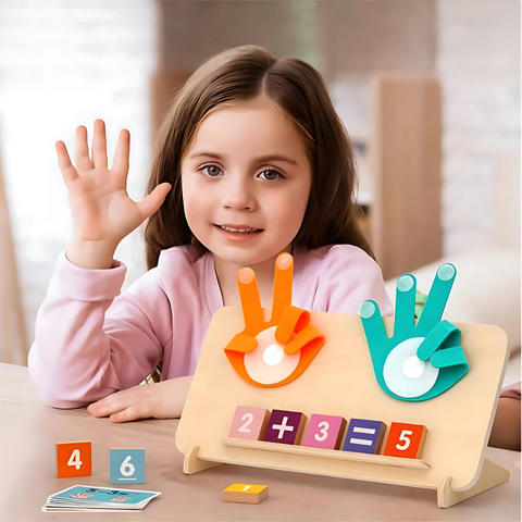 Montessori Mathe Finger Lernspiel