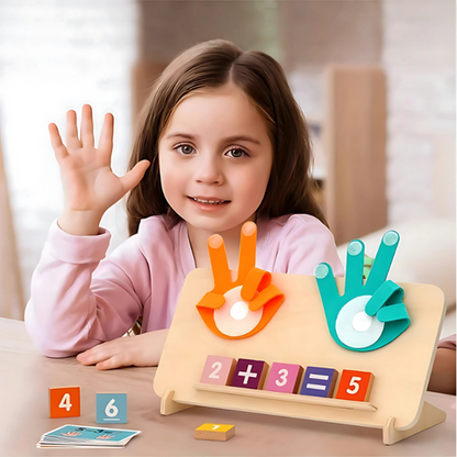 Montessori Mathe Finger Lernspiel