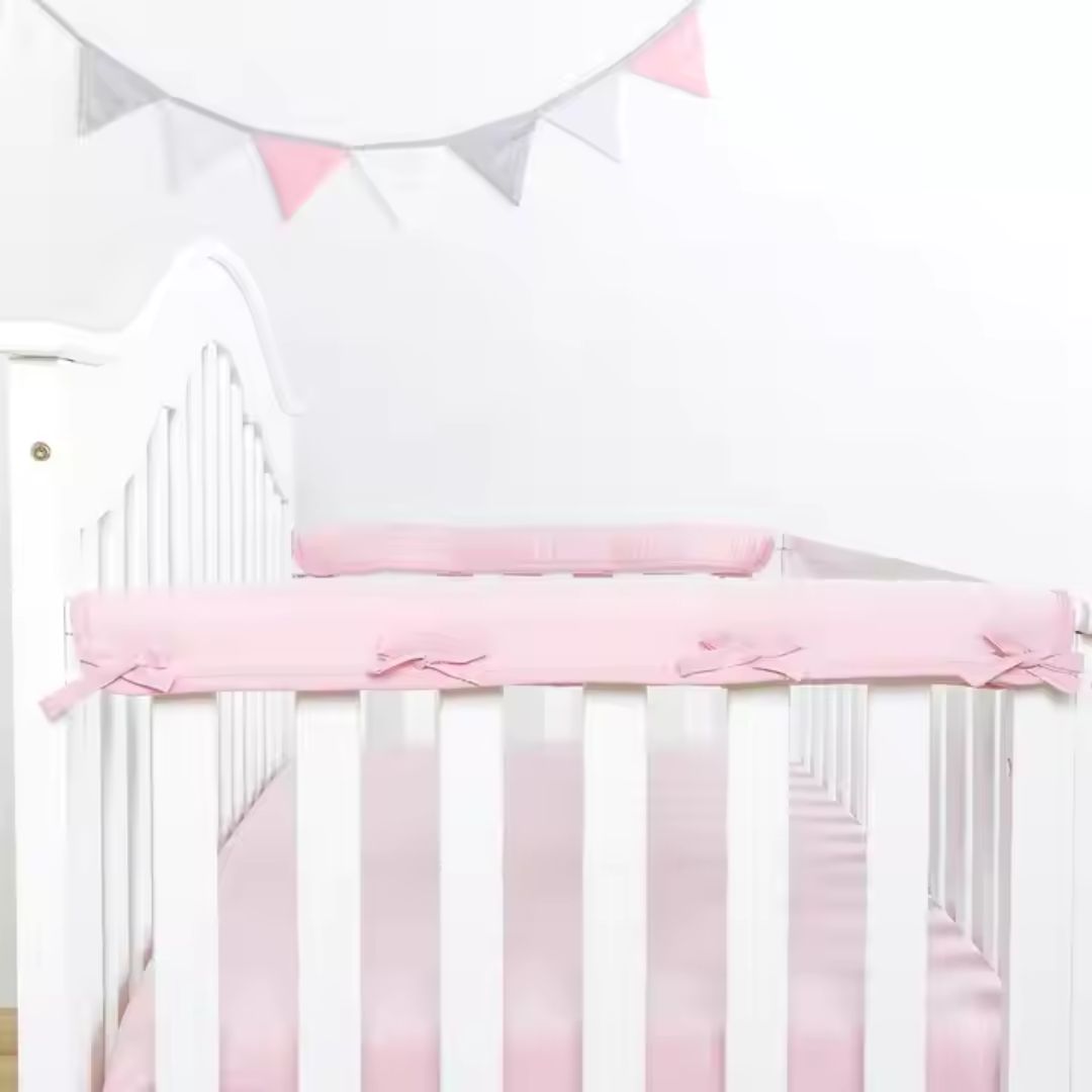 Baby Bettnestchen aus Baumwolle – Weicher Stoßschutz fürs Gitterbett