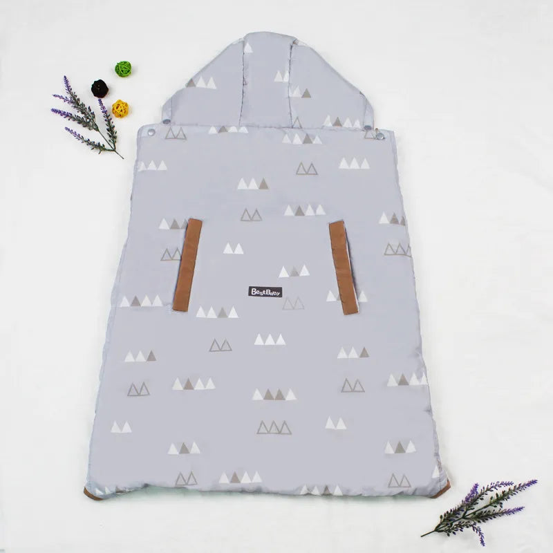 Winter Tragecover für Babytrage – Wärmender Wind- & Wetterschutz
