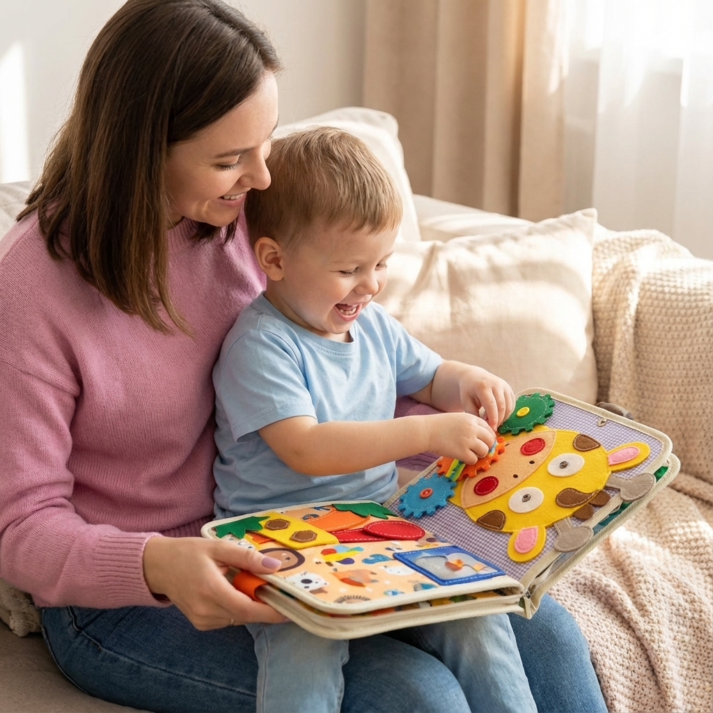 Montessori Sensorisches Giraffen Geschichten Buch