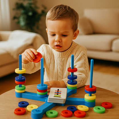 Magisches Montessori Magnet Farb und Sortierspiel
