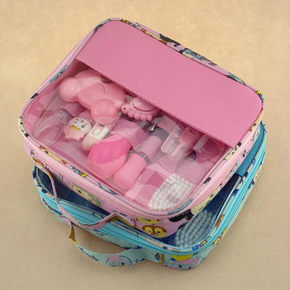 Baby Pflege Set mit Thermometer, Bürste und Nagelknipse