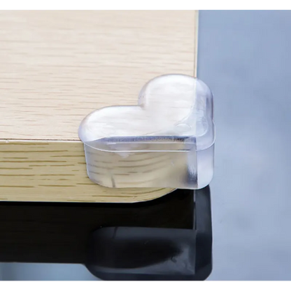 Herz Eckenschutz Transparent – Baby Sicherheits Eckenschützer für Möbel