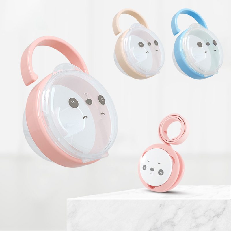 Baby Schnuller mit Schutzkappe – Beruhigungssauger im Süßen Bären-Design