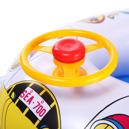 Aufblasbarer Baby Schwimmring mit Lenkrad