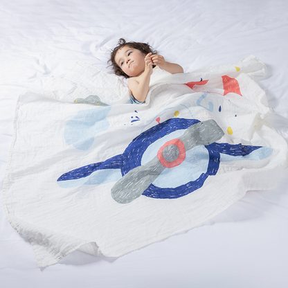 Baby Decke und Musselin Swaddle Tuch für Neugeborene