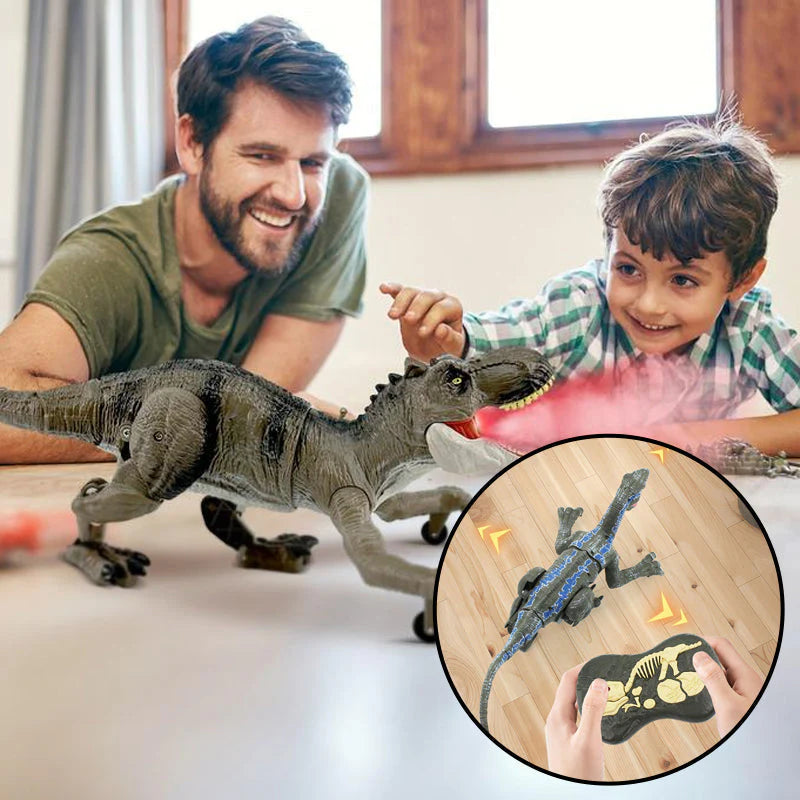 Fernsteuerbarer Dinosaurier mit Nebelspray-Funktion