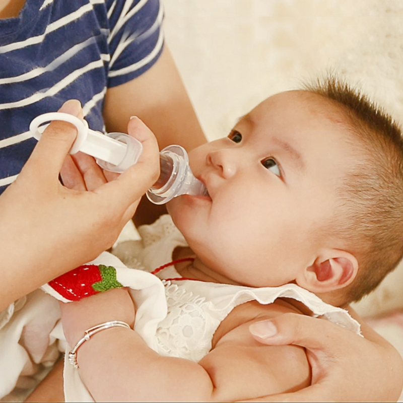 Medikamentenspritze für Babys mit Weichem Saugeraufsatz