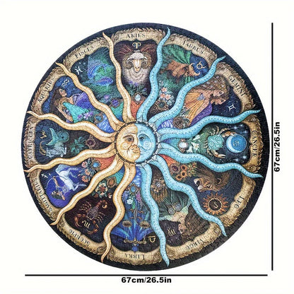 1000-teilige Runde Astrologie-Puzzle