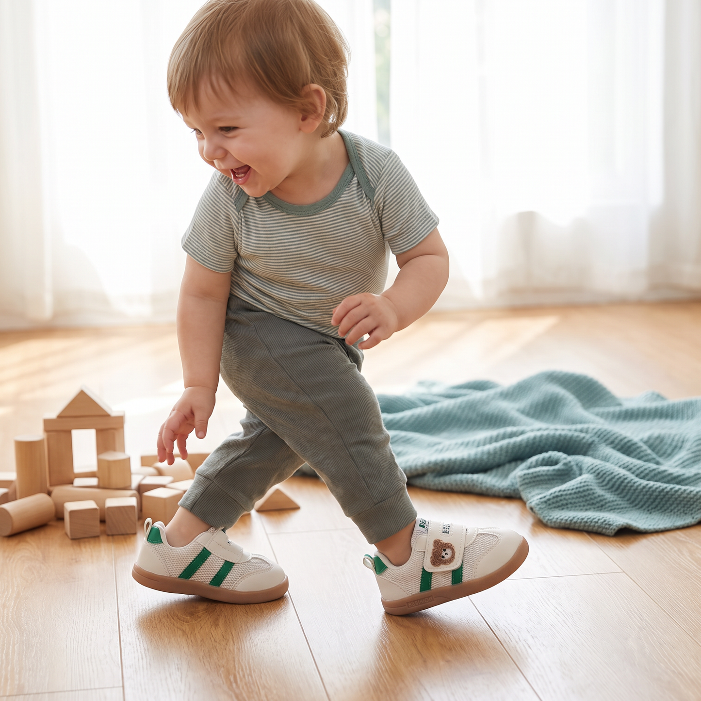 Atmungsaktive Lauflernschuhe für Babys & Kleinkinder – Weiche, rutschfeste Sohle