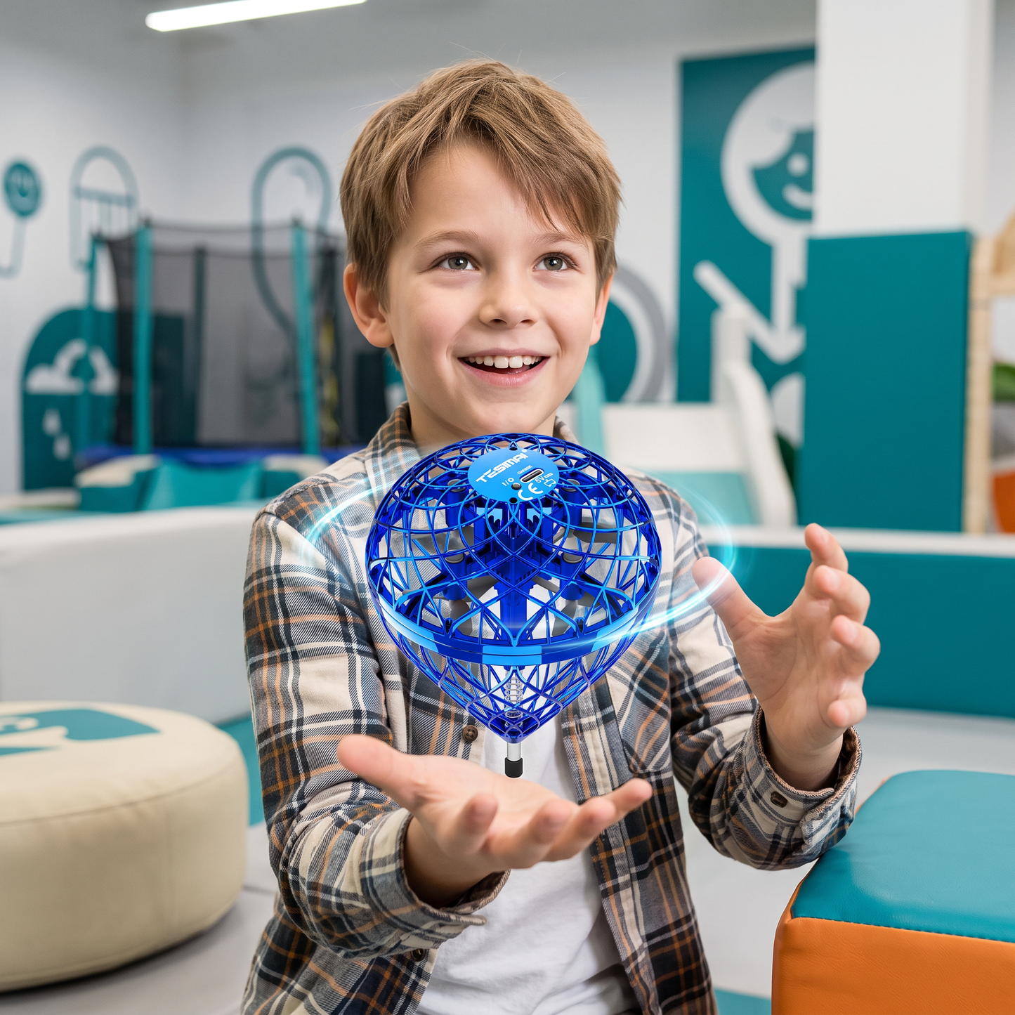 Fliegender Hüpf-Orb-Ball – Magisches Schwebe- & Wurfspielzeug für Kinder