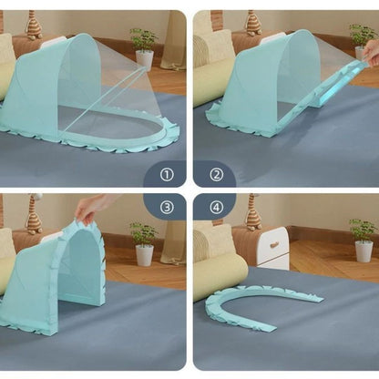 Baby Moskitonetz Zelt – Schutznetz für Babybett gegen Insekten und Mücken