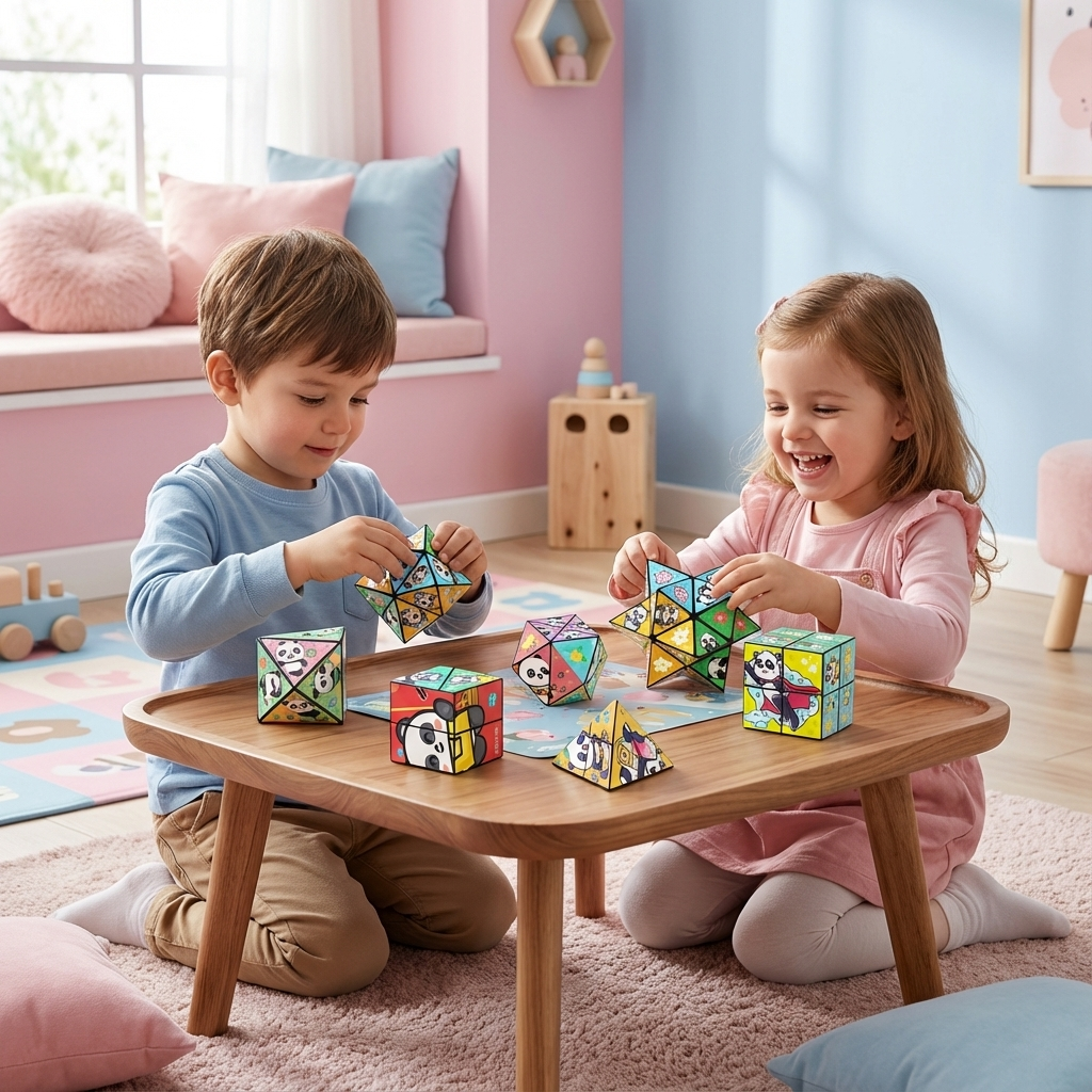 Magischer Faltwürfel Kinder Spielzeug