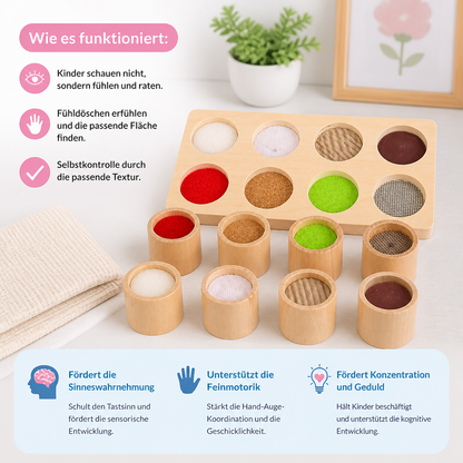 Montessori Fühlspiel – Sensorisches Lernspielzeug