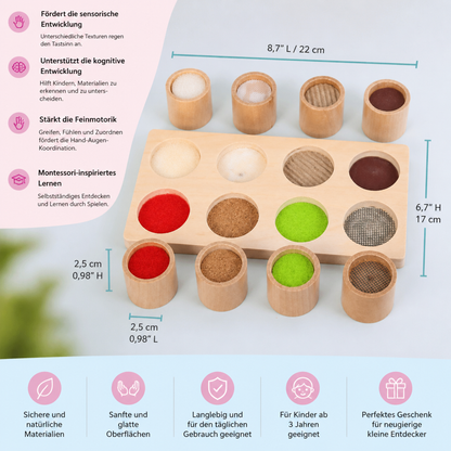 Montessori Fühlspiel – Sensorisches Lernspielzeug